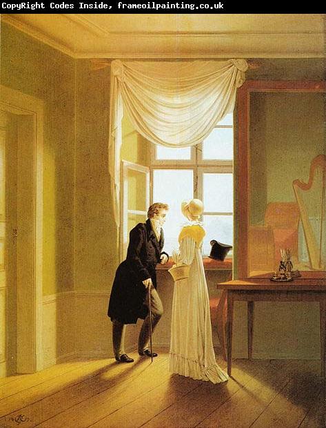 Georg Friedrich Kersting Paar am Fenster